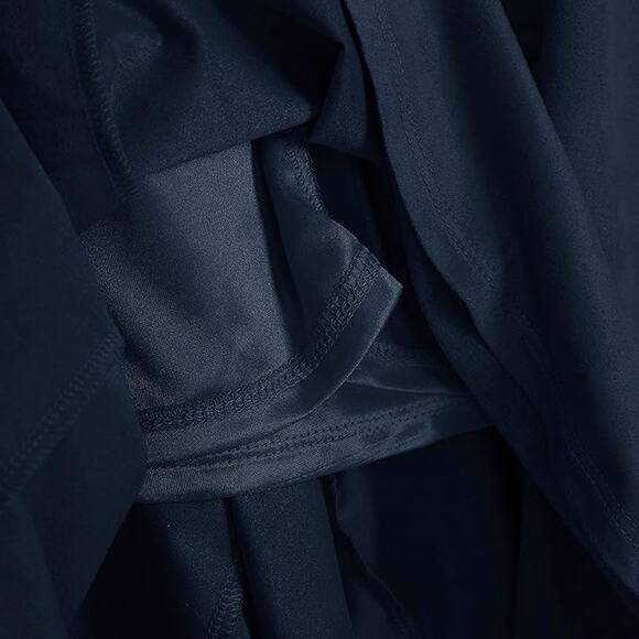 Navy Faux Suede Midi Skirt - XL - New with Tags! - Picture 6 of 7